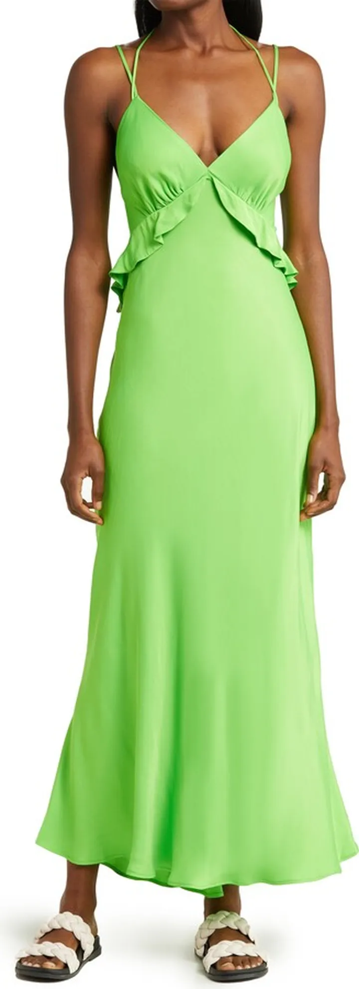 Ruffle Midi Dress