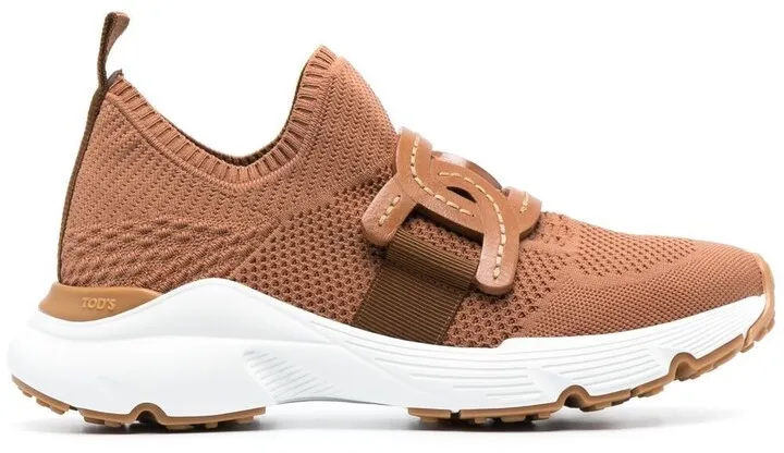 Chain-Link Detail Slip-On Sneakers