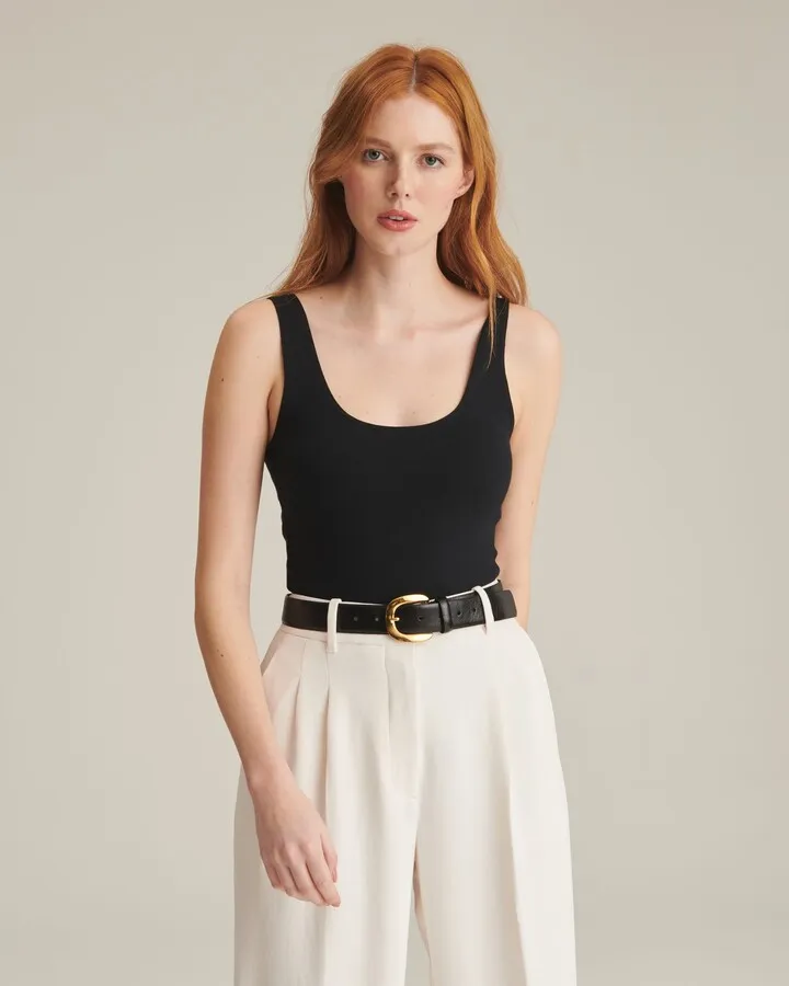 Modal Cashmere Sleeveless Bodysuit