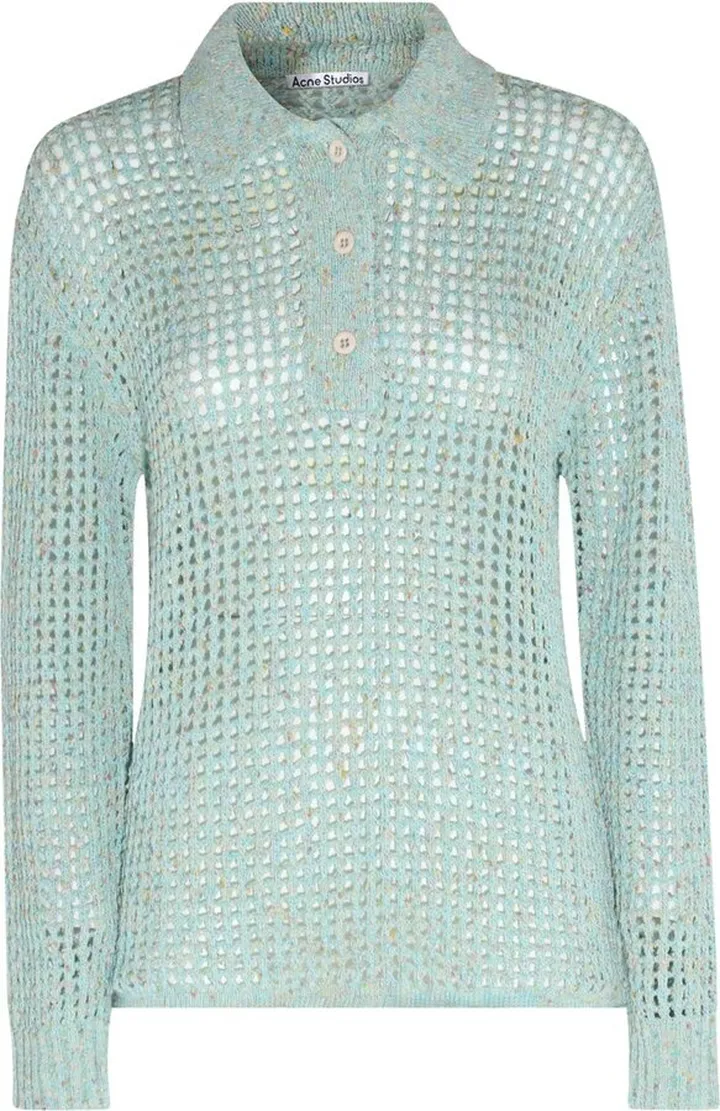 Acne Studios Knitted Polo Shirt
