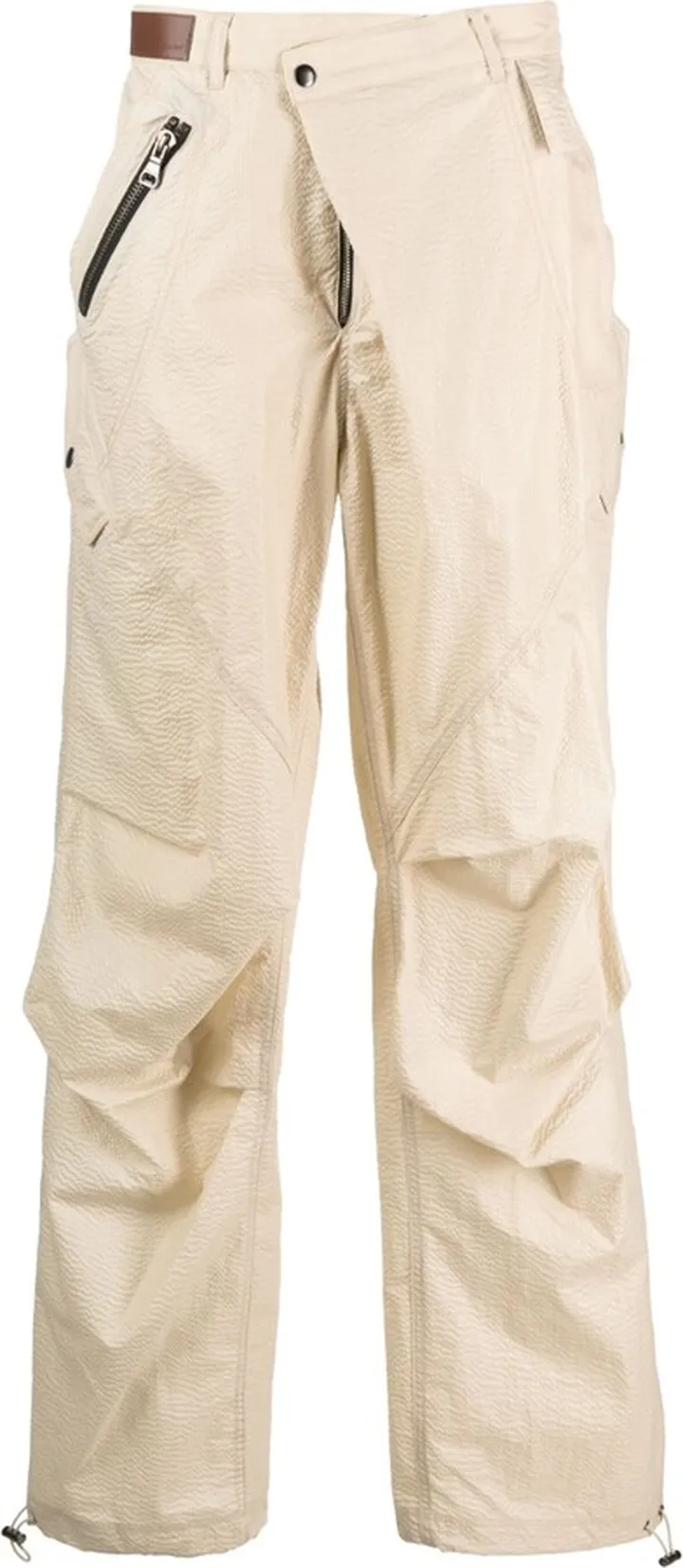 Logo-Patch Wide-Leg Trousers