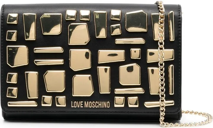 Logo-Plaque Crossbody Bag