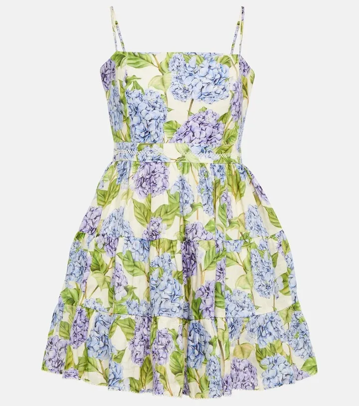 Lima Hortensia linen minidress