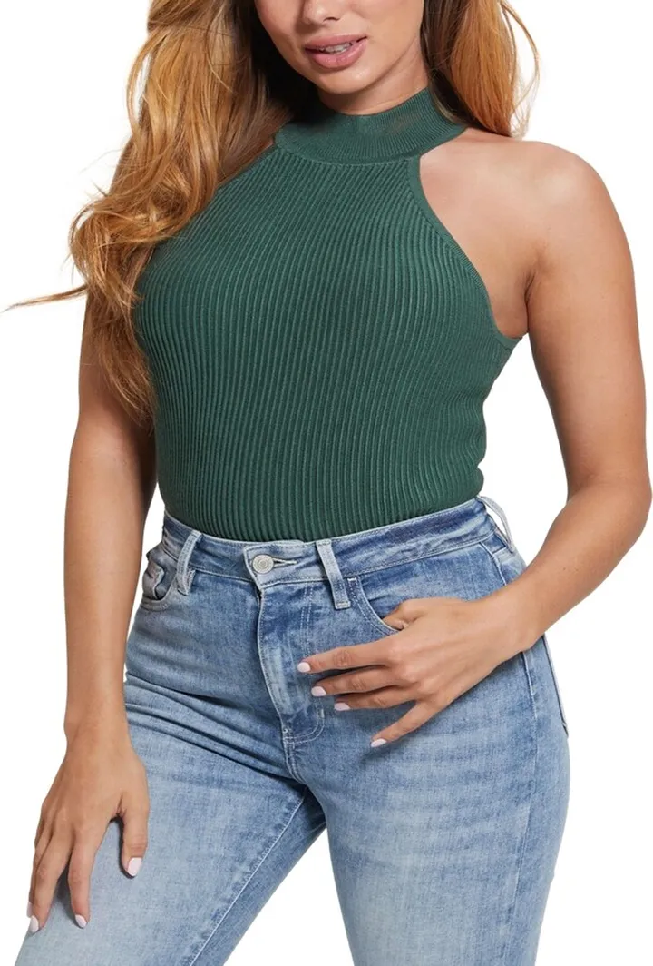 Guess Women's Shayna Sleeveless Mock-Turtleneck Top