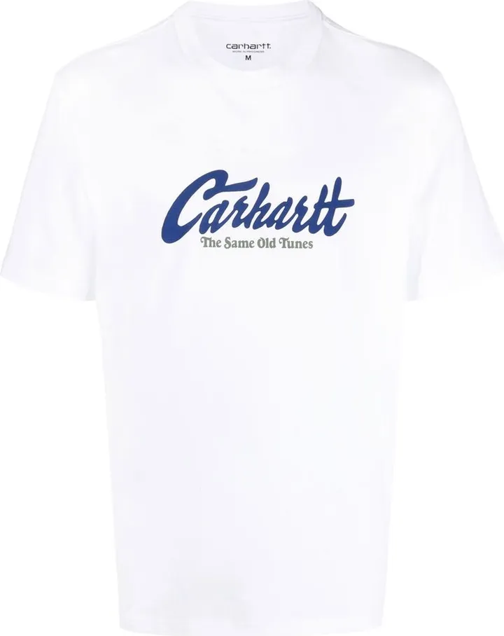 logo-print organic-cotton T-shirt