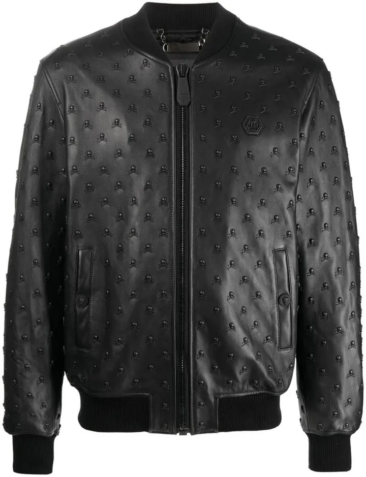 Leather Bomber Jacket