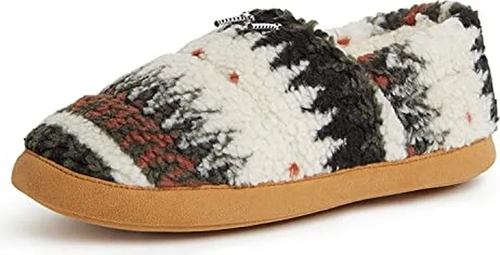 Dearfoams Men's Cedar Sleeping Bag Moc Slipper