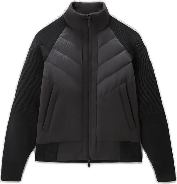 Woolrich Suffolk Panelled Zipped Puffer Jacket