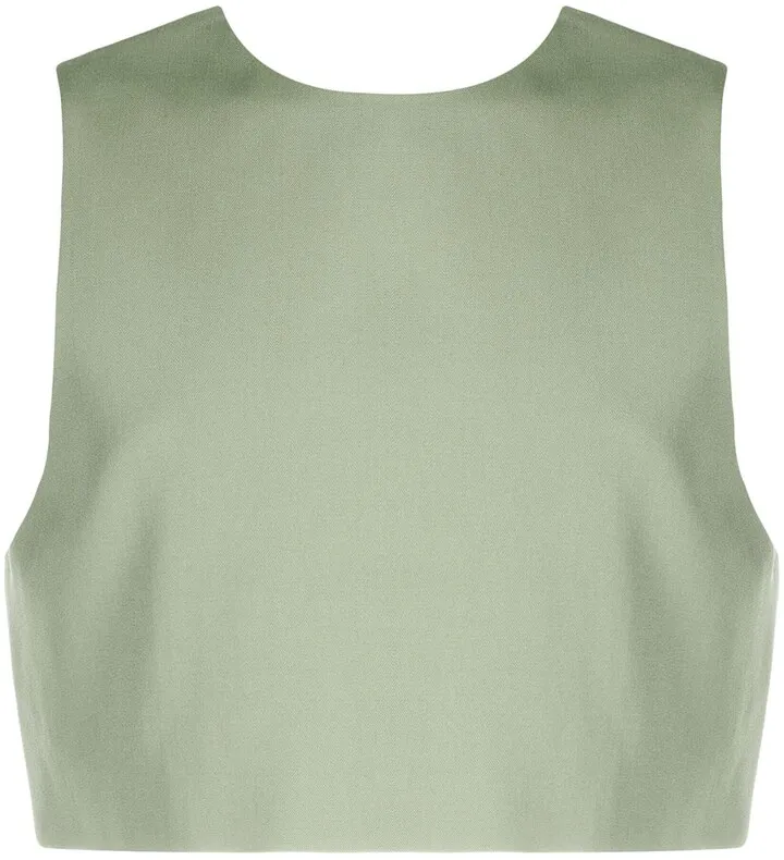 Wool Cropped Bib