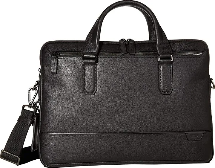 Tumi Harrison Sycamore Slim Brief (Black 2) Wallet
