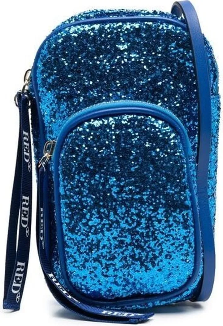 Glitter All-Around Zip Crossbody Bag