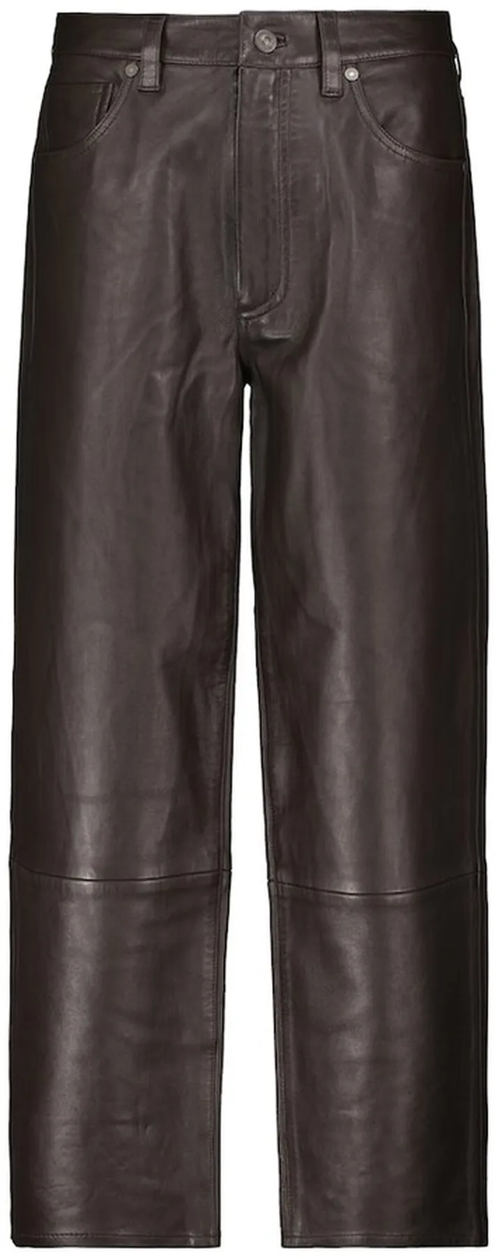 Calista straight leather pants