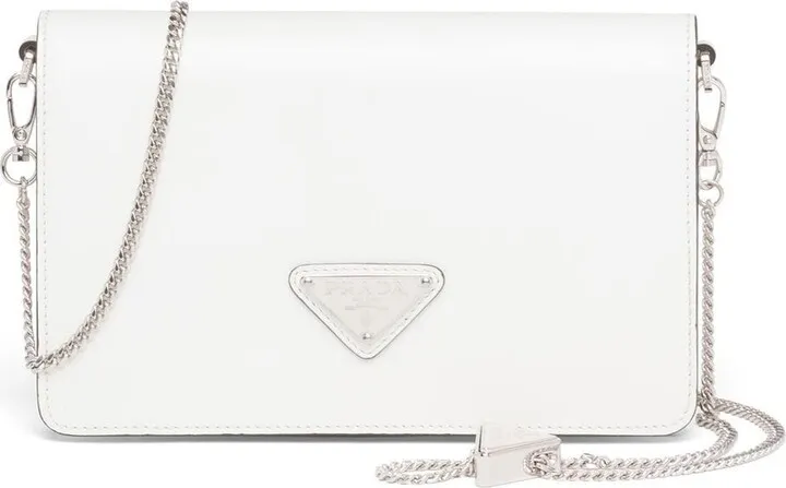 Triangle-Logo Small Shoulder Bag
