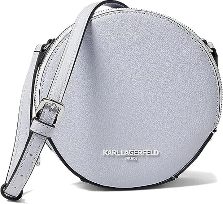 Karl Lagerfeld Paris Abrielle Crossbody (Ice Blue) Handbags