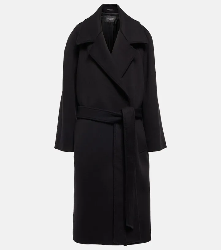 Cashmere and wool coat