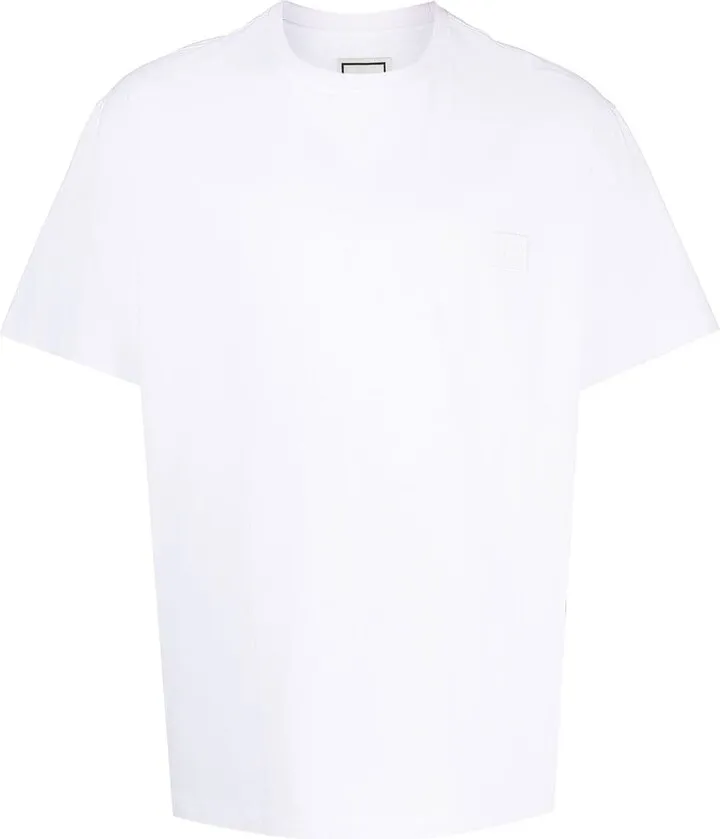 logo-patch cotton T-shirt