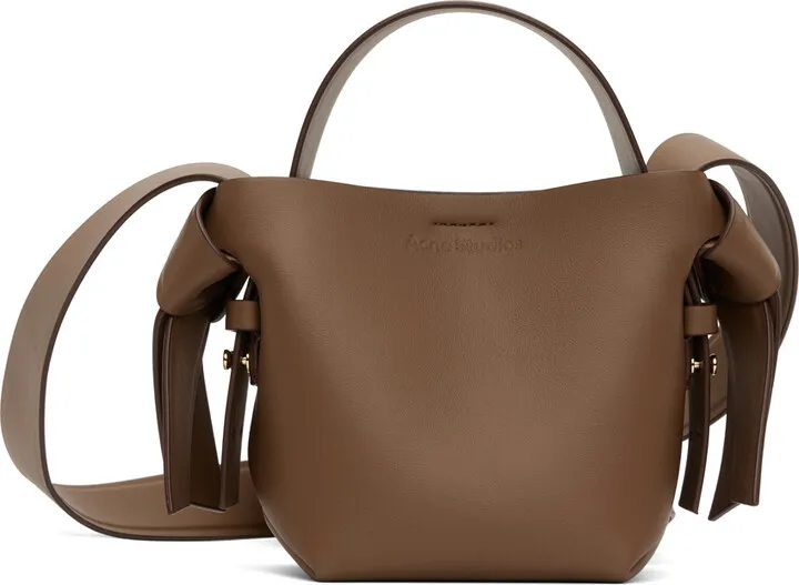 Acne Studios Brown Micro Leather Bag