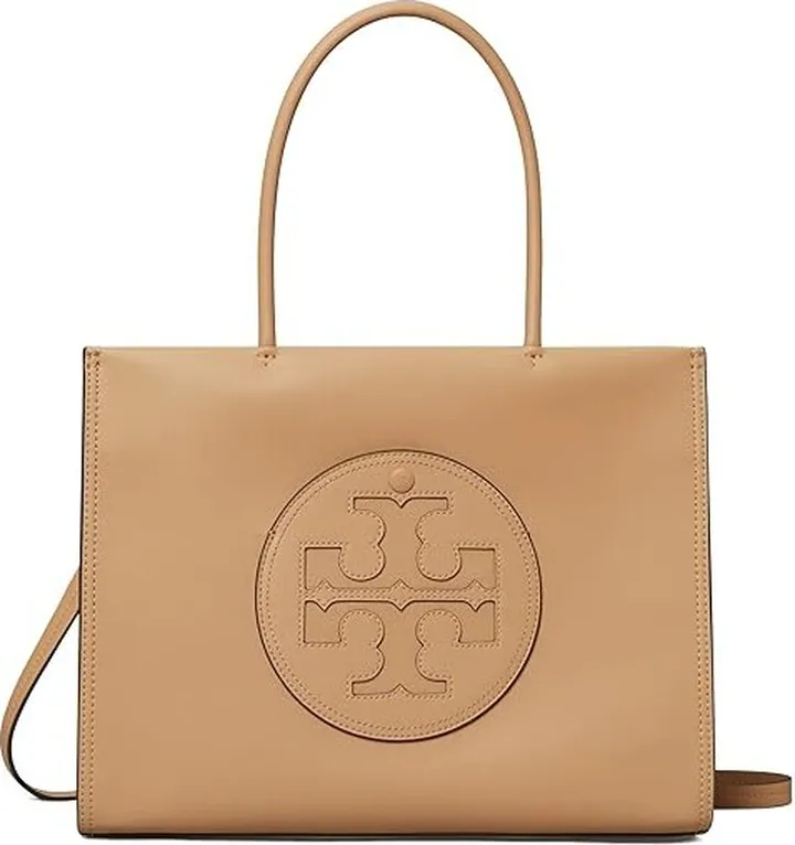 Tory Burch Ella Bio Small Tote (Light Sand) Handbags