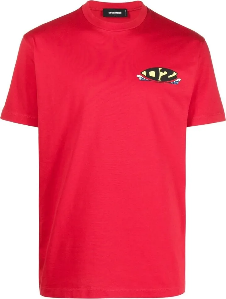 logo-print cotton T-shirt