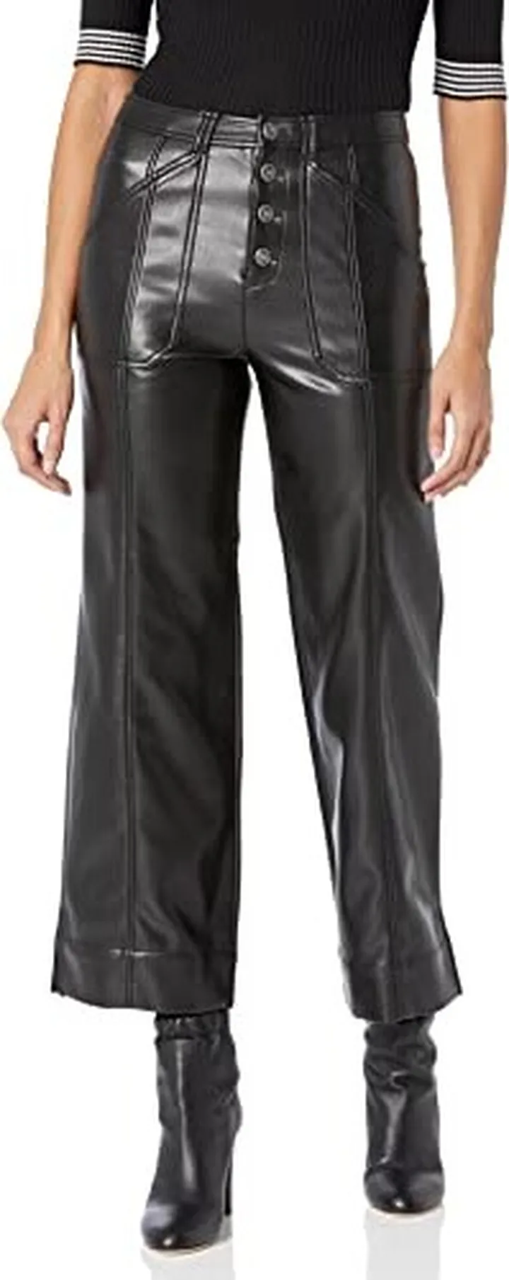Cinq à Sept Womens Faux Leather Benji Pants