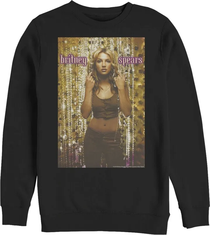 Men's Britney Spears Oops I Did It Again Album Cover Sweatshirt - Black - Small
