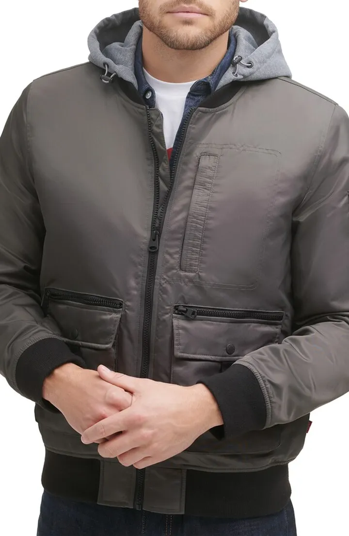 Flight Hooded Bomber Jacket