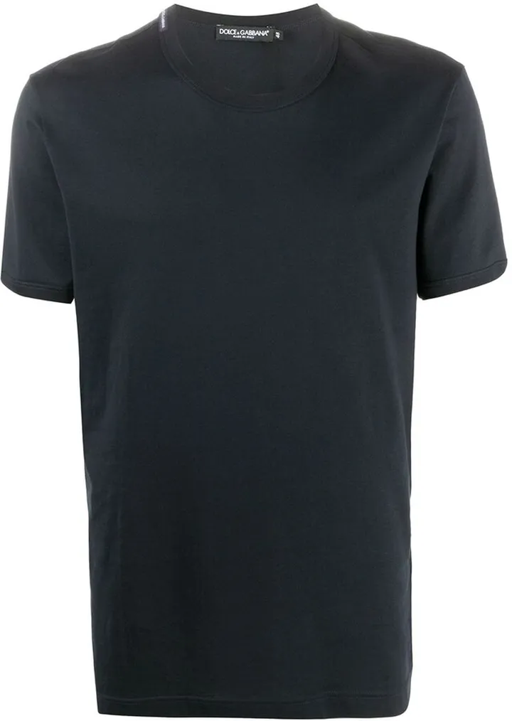 logo label V-neck T-shirt