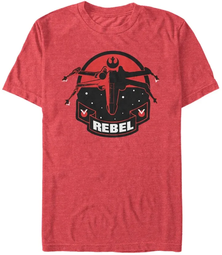 Star Wars Men's Classic Rebel Fighter Logo Short Sleeve T-Shirt