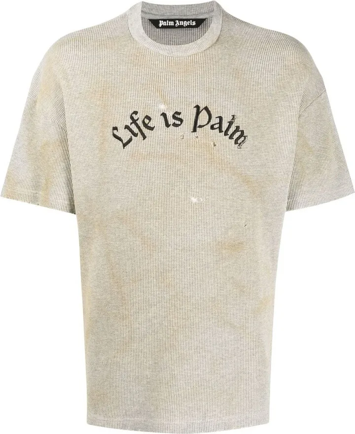 Life is Palm distressed T-shirt