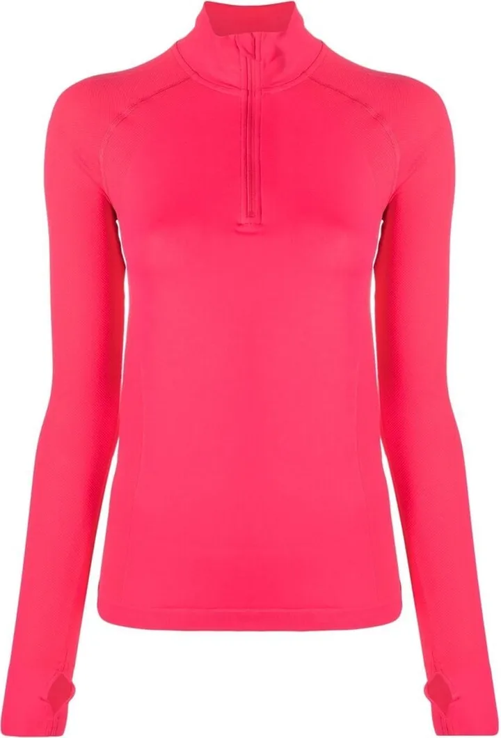 Athlete Seamless half-zip top