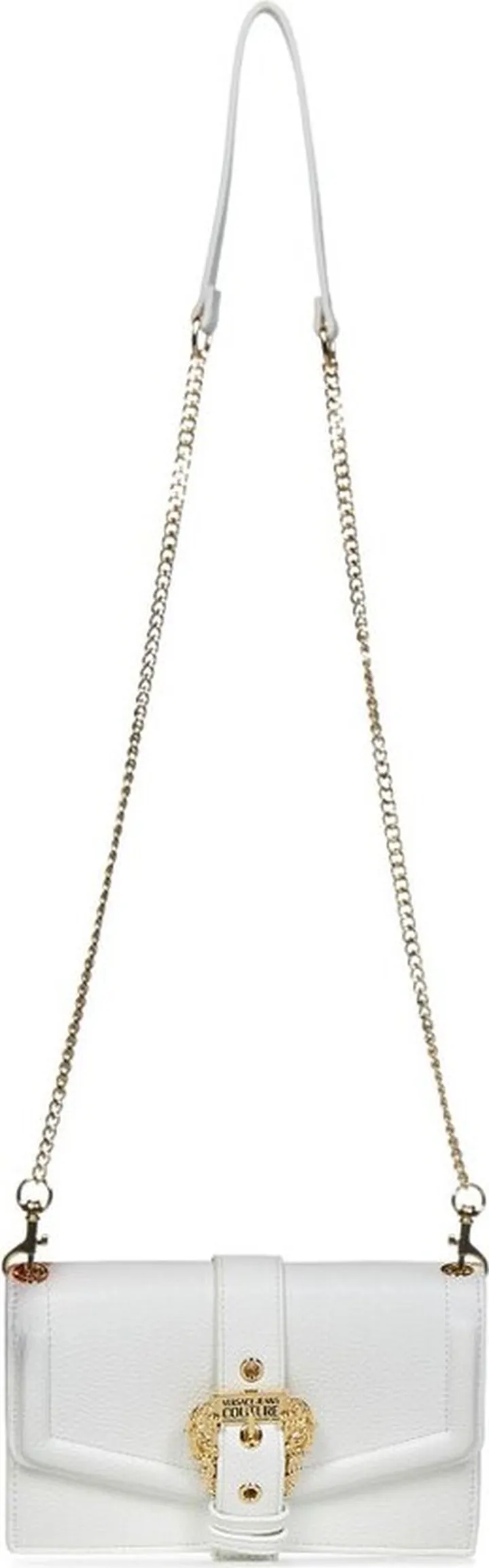 Versace Jeans Couture Logo-Buckle Chain-Linked Crossbody Bag