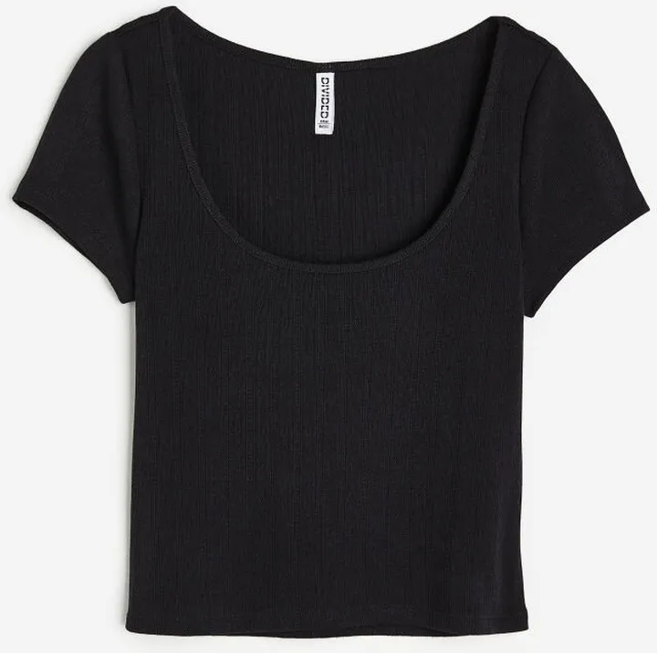 Pointelle Jersey Top