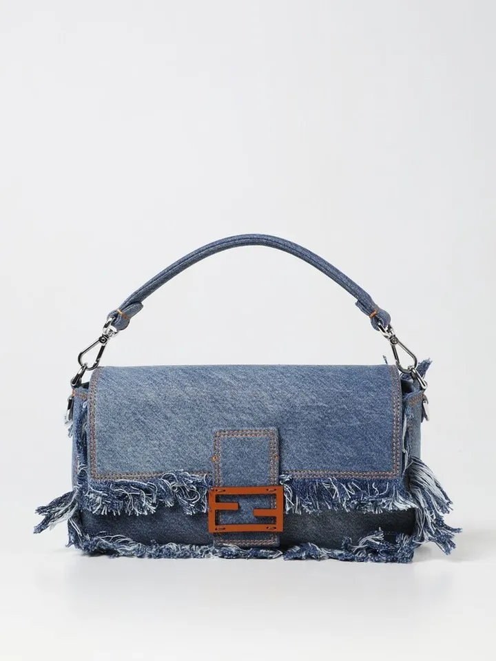 Fendi baguette bag in denim