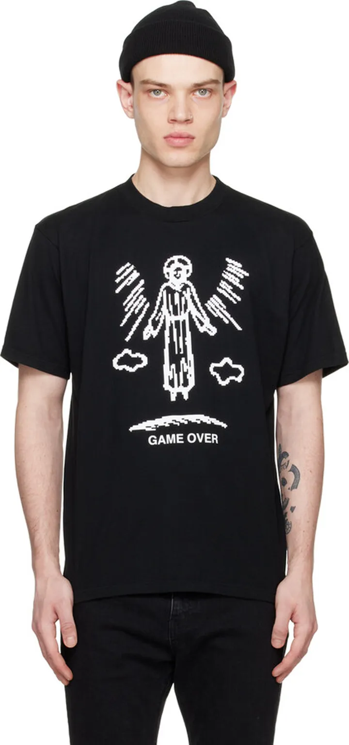 UNDERCOVER Black 'Game Over' T-Shirt