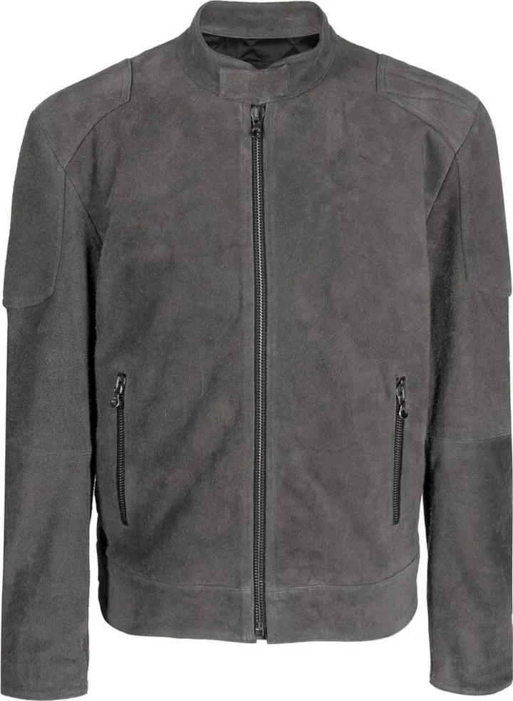Suede Biker Jacket