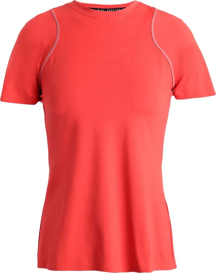 Nike Dri-fit Run Division Women's Short Sleeve Top T-shirt Red