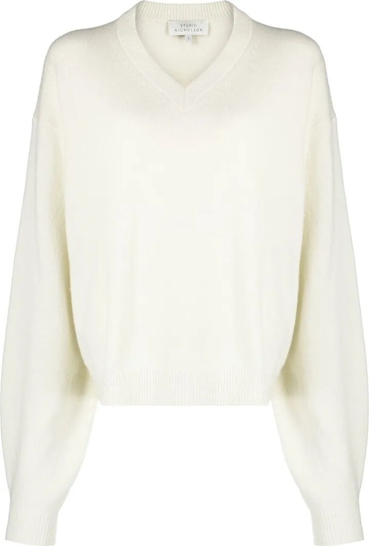 Ghias V-neck lambswool jumper