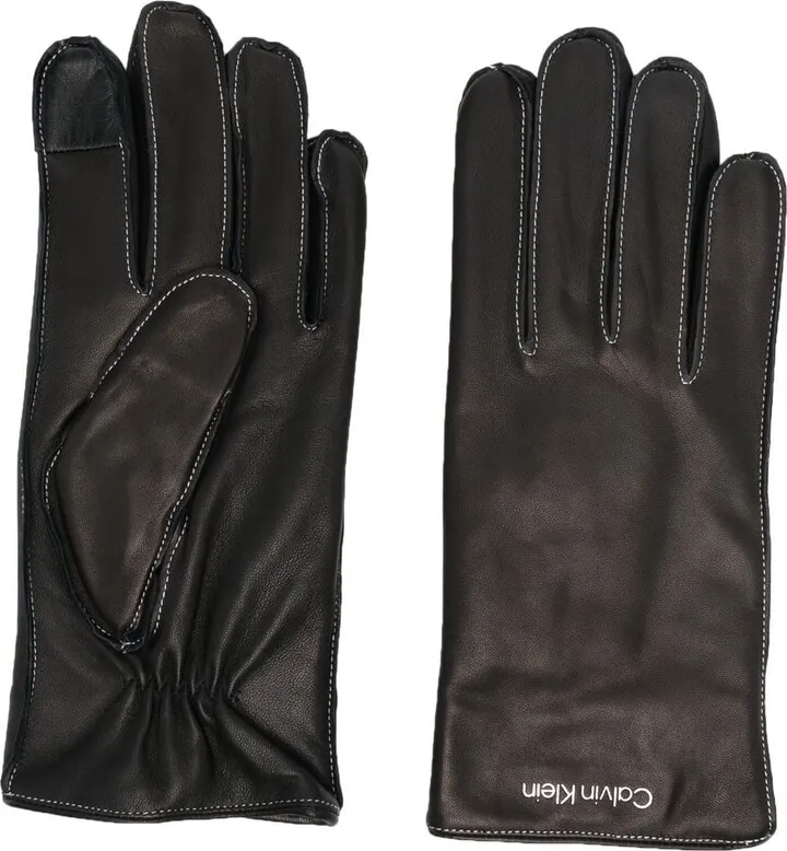Stitched Leather Gloves