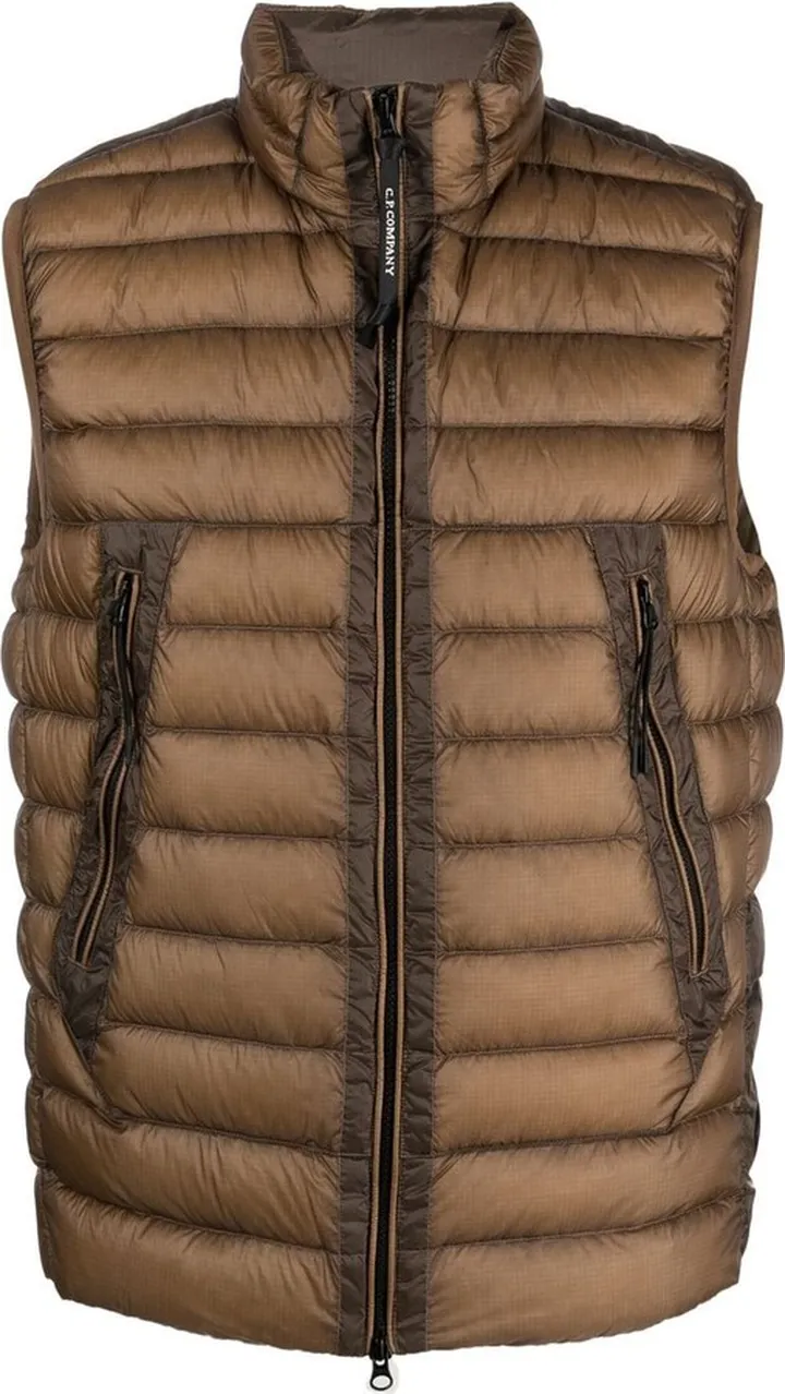 Zip-Fastening Padded Gilet