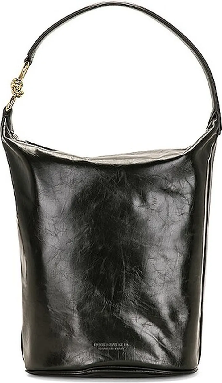Bottega Veneta Knot Shoulder Bag in Dark Green