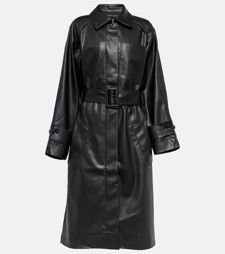 White Label faux leather coat