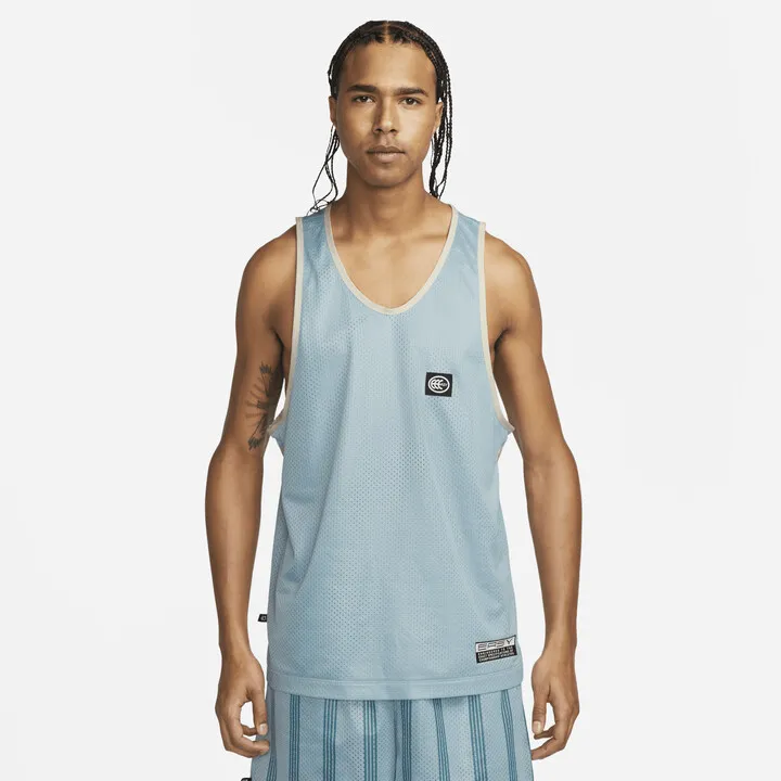 Kevin Durant Nike Men's Dri-FIT Mesh Basketball Jersey in Blue