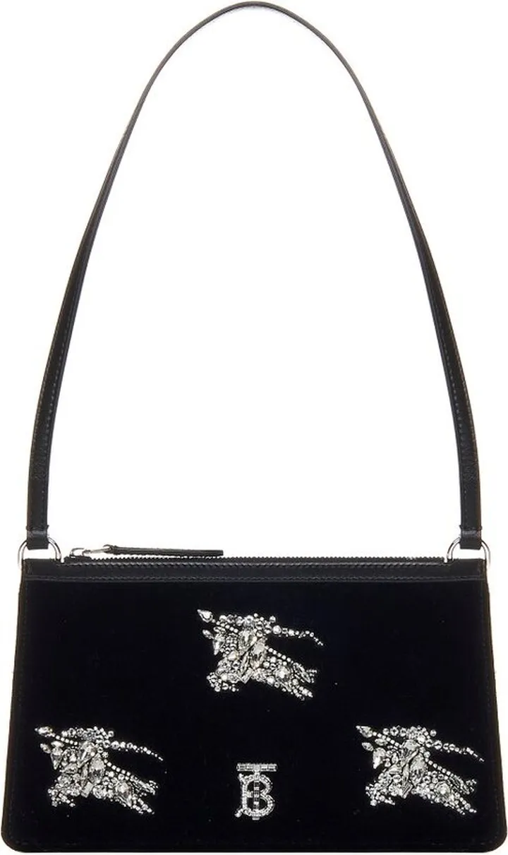 Burberry Equestrian Knight Embellished Shoulder Bag
