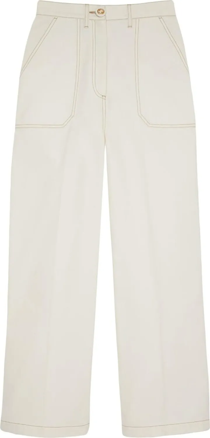 High-Waisted Wide-Leg Jeans
