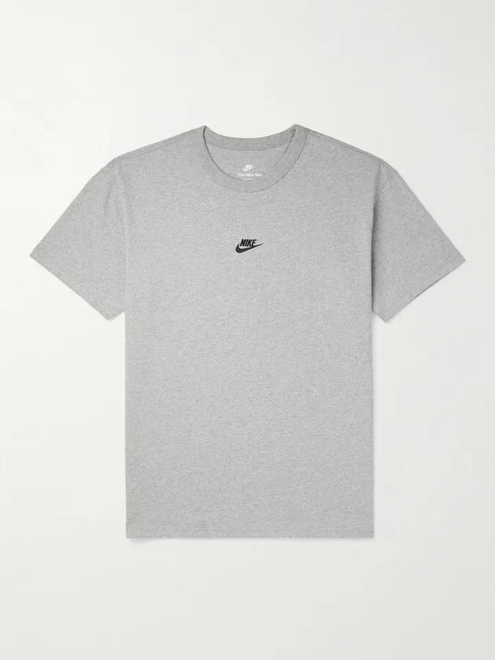 Premium Essentials Logo-Embroidered Cotton-Jersey T-Shirt