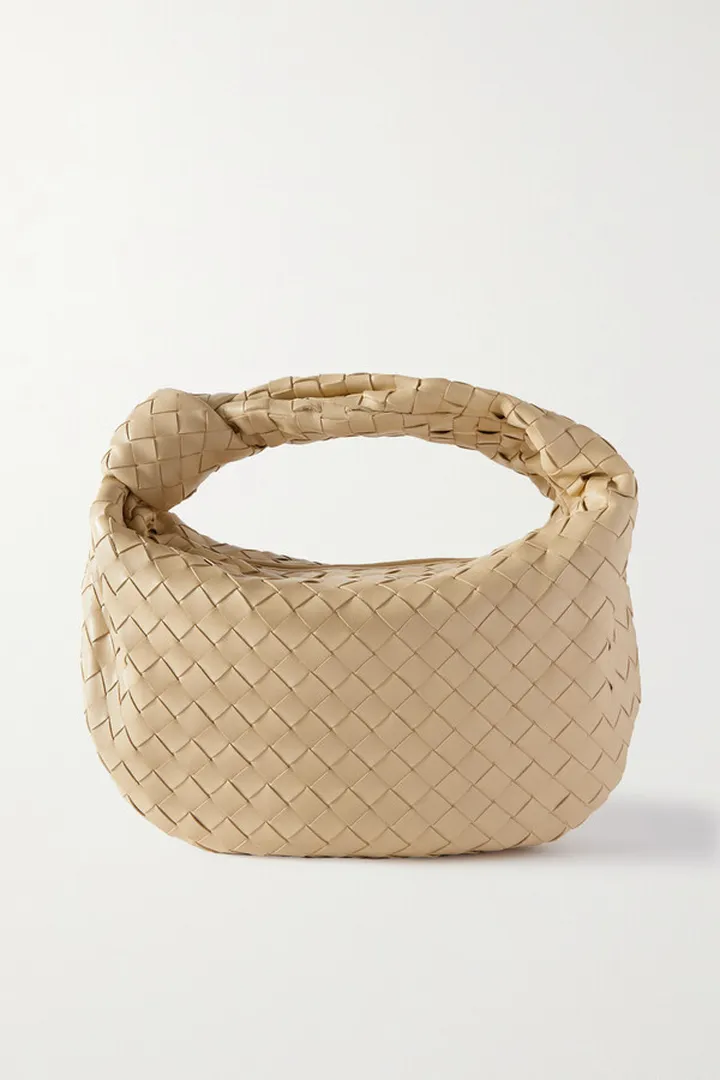 Bottega Veneta - Jodie Teen Knotted Intrecciato Leather Tote - Neutrals