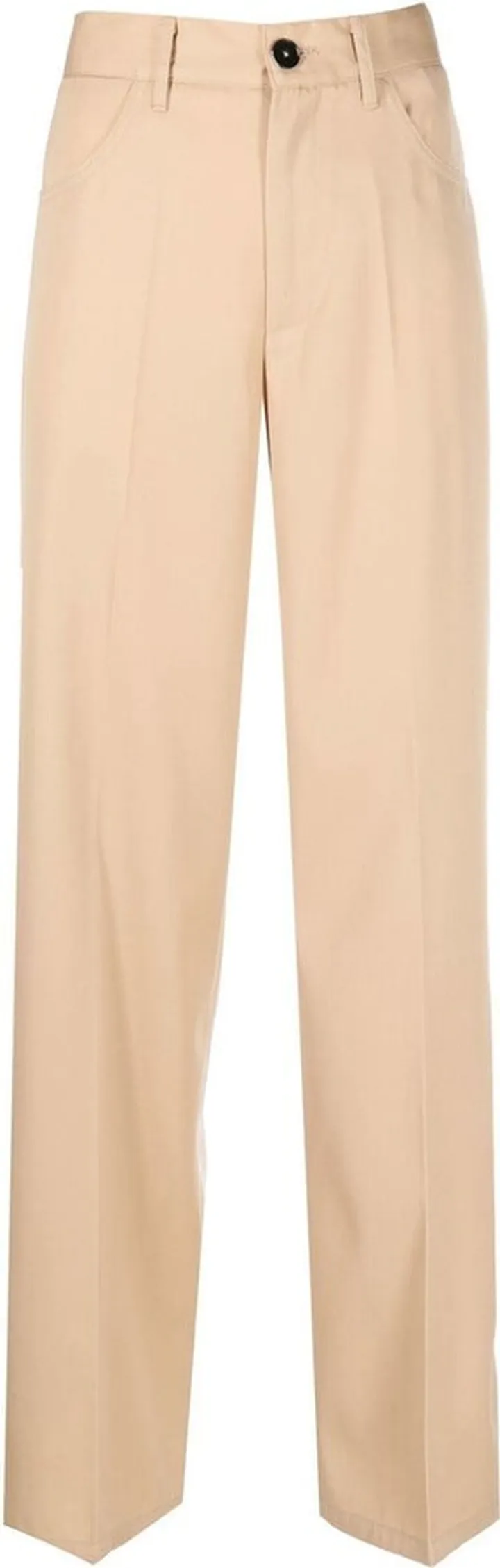 Straight-Leg Wool Trousers