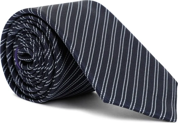 Giorgio Armani Diagonal Striped Pointed Tip Tie