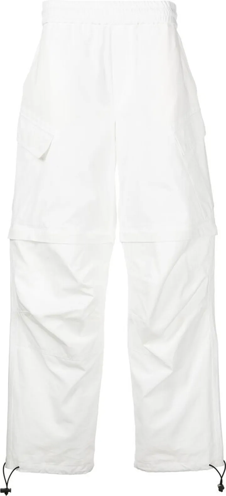 Elasticated Wide-Leg Trousers