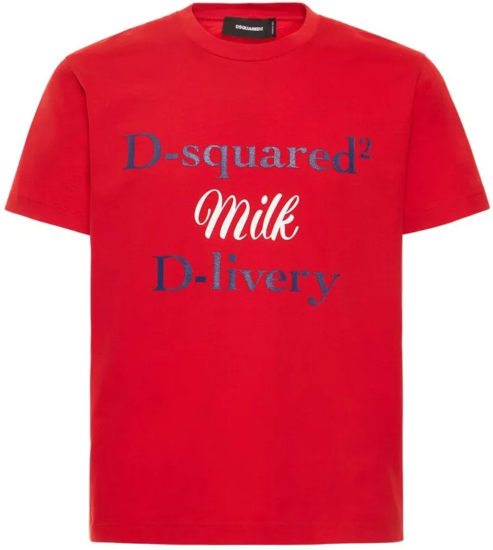 Printed cotton jersey t-shirt